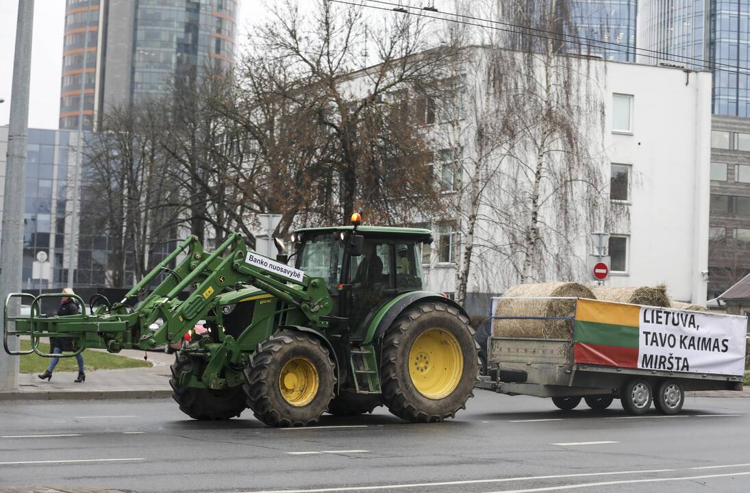 Lietuvoje – ūkininkų protestas