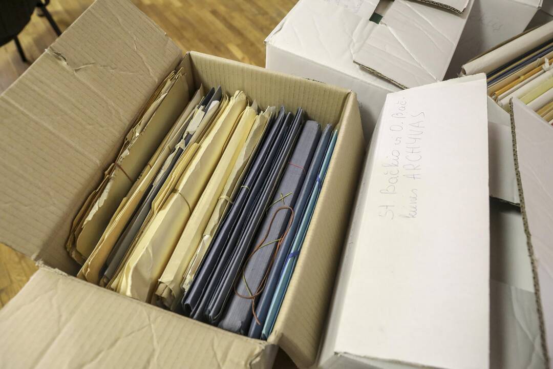 Archyvui perduoti S. A. Bačkio dokumentai