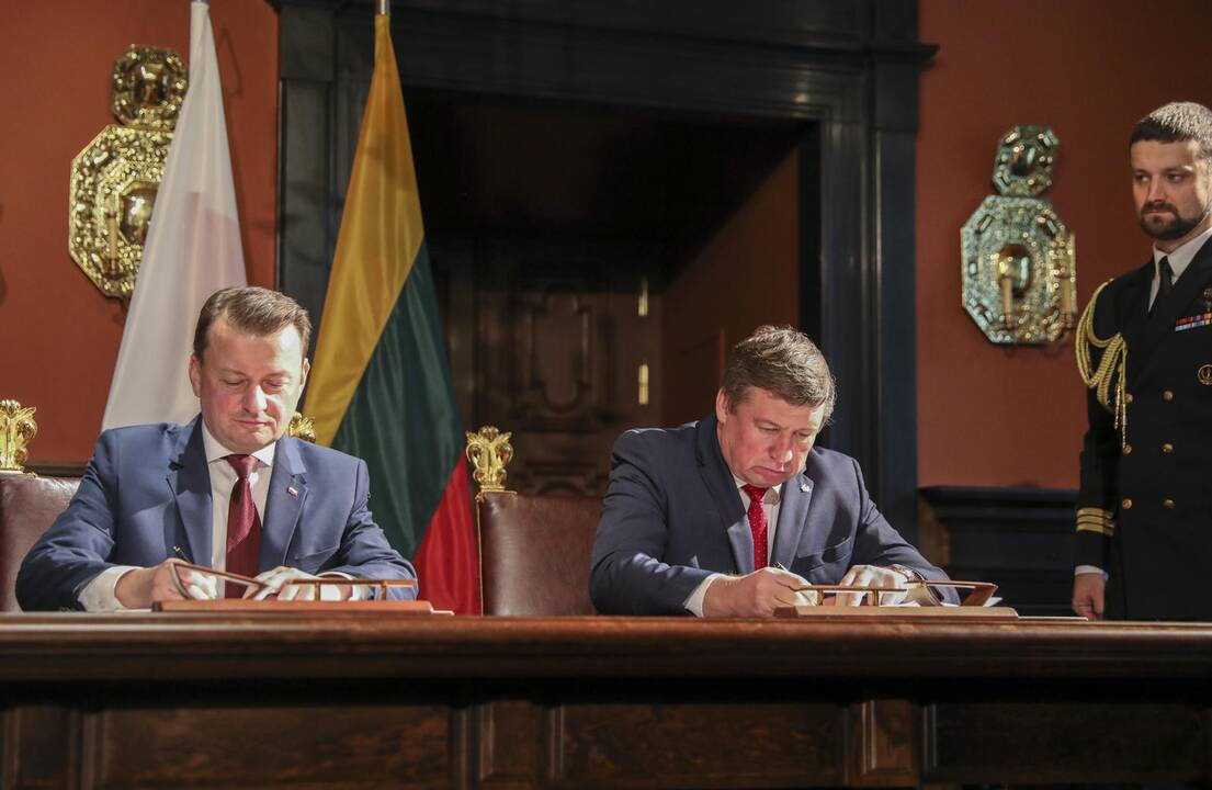 Susitiko Lietuvos ir Lenkijos gynybos ministrai