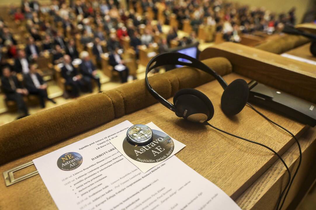 Sąjūdžio prieš Astravo AE suvažiavimas
