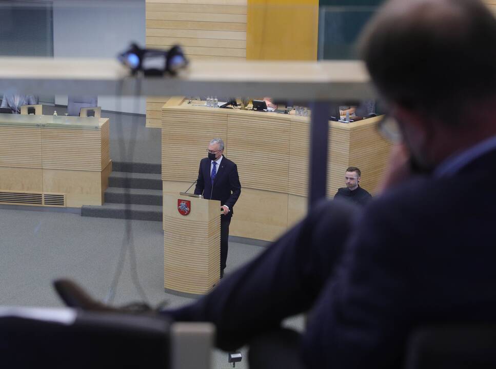Prezidento G. Nausėdos antrasis metinis pranešimas