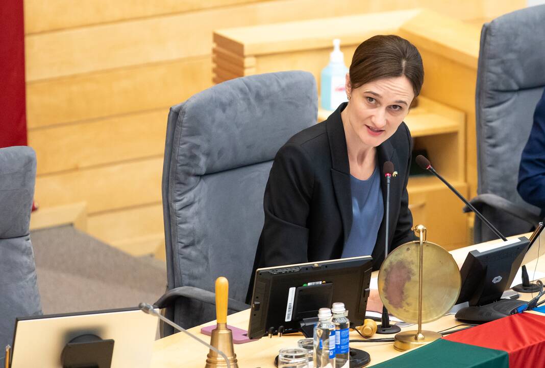 Tęsiasi neeilinė Seimo sesija