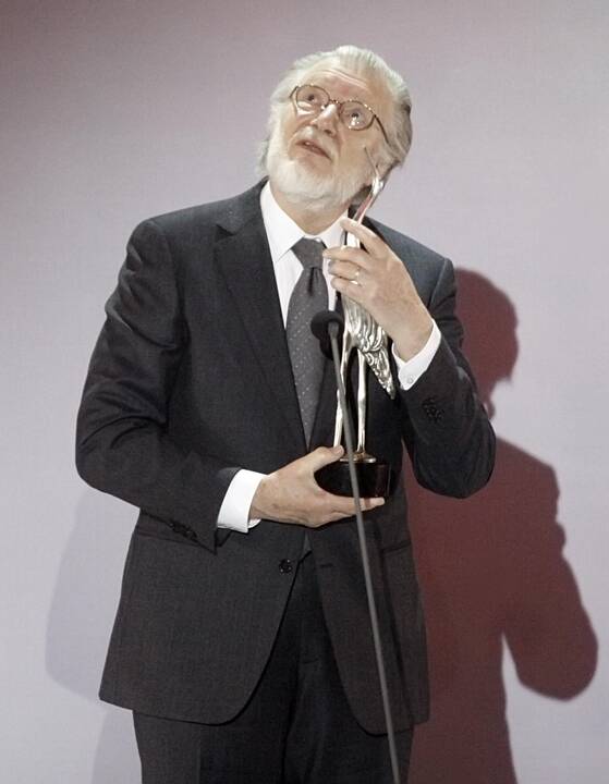 Nacionalinės kultūros ir meno premijos laureatas aktorius Juozas Budraitis