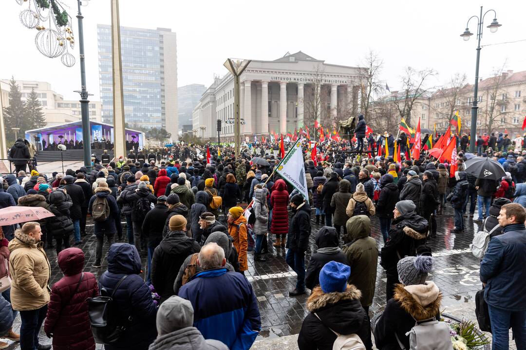 Protestas prie Seimo Sausio 13-ąją