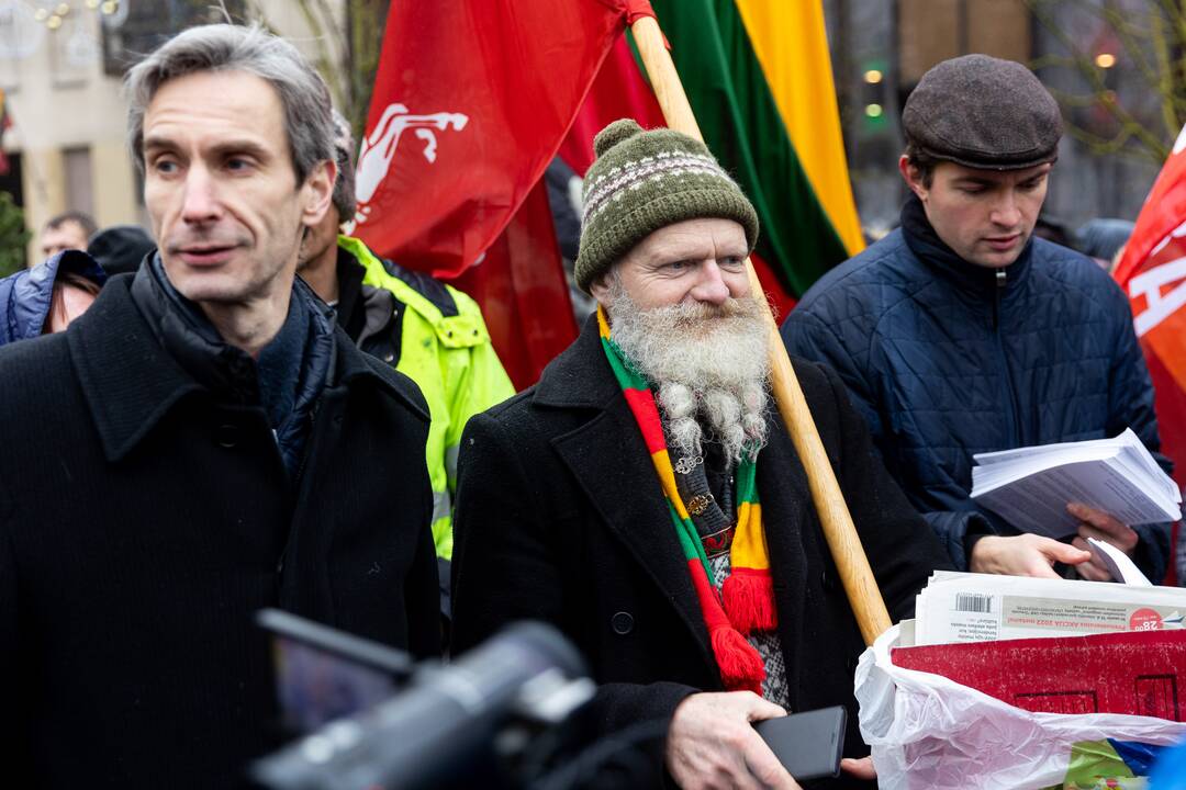 Protestas prie Seimo Sausio 13-ąją