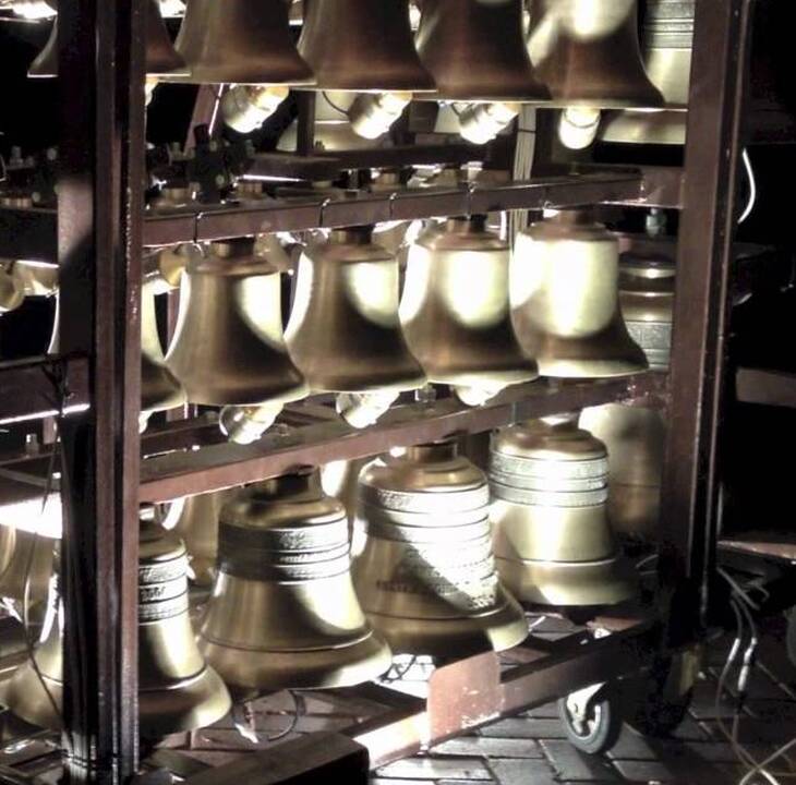 Nauja Vilniaus garsenybė – net 61 varpo kariljonas