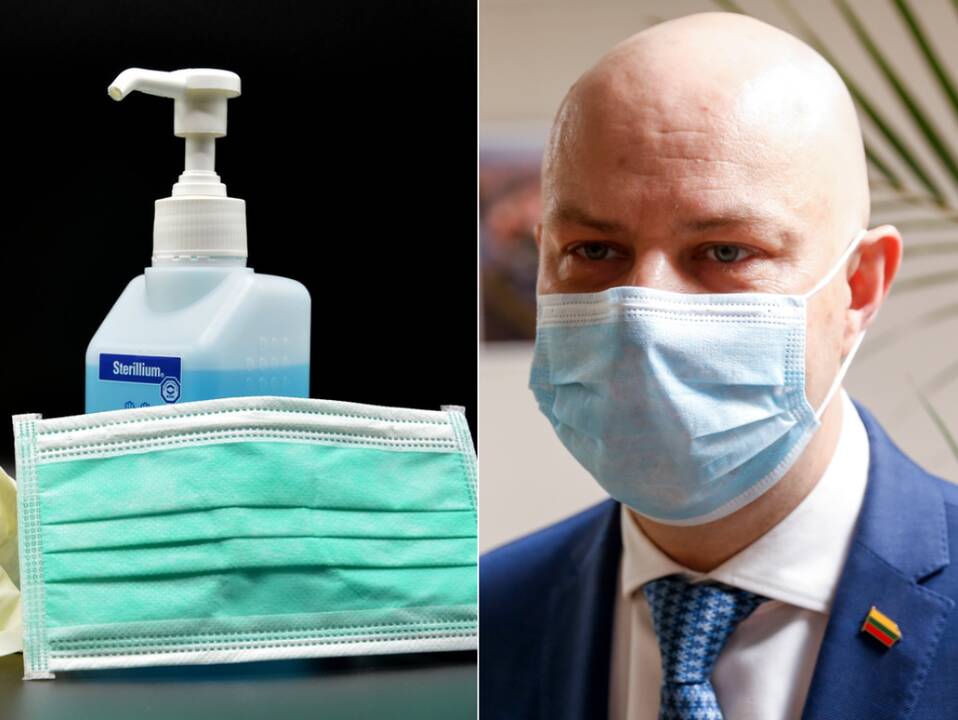 Vilniuje – protestas prieš kaukių dėvėjimą: žmonės skandavo „Verygą lauk!“