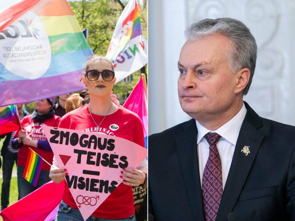 LGBT bendruomenė žada drąsinti prezidentą įsisegti vaivorykštės ženkliuką