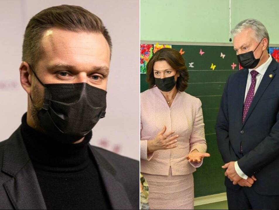 Prezidentas atsakė dėl D. Nausėdienės skiepo: G. Landsbergis nuėjo „žemu ir nepadoriu“ keliu