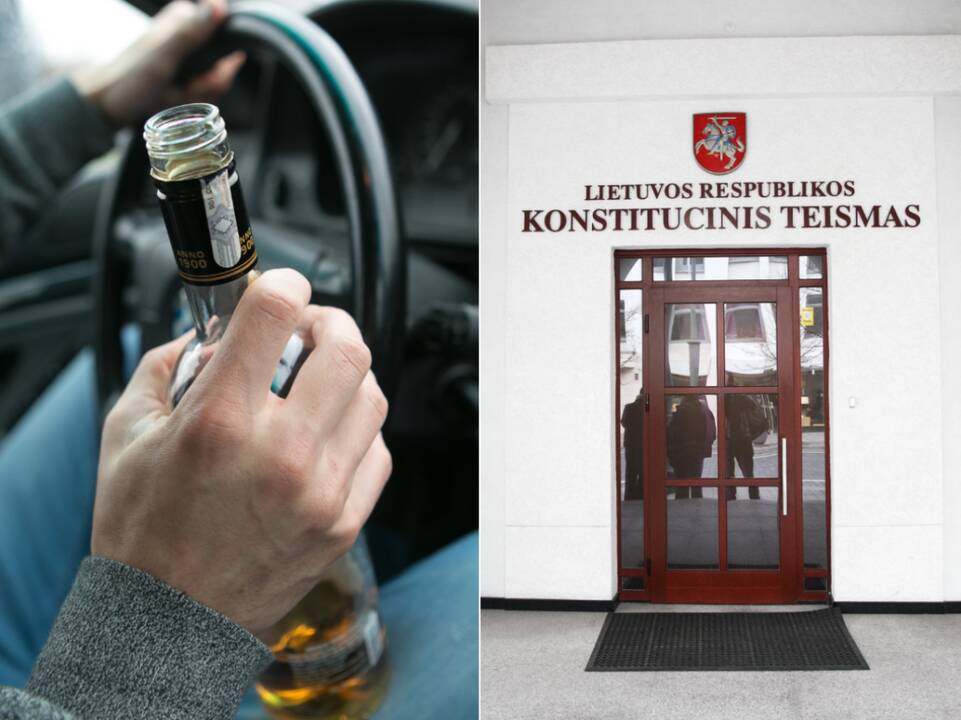KT: nuostatos dėl teisės vairuoti atėmimo 10 metų prieštarauja Konstitucijai