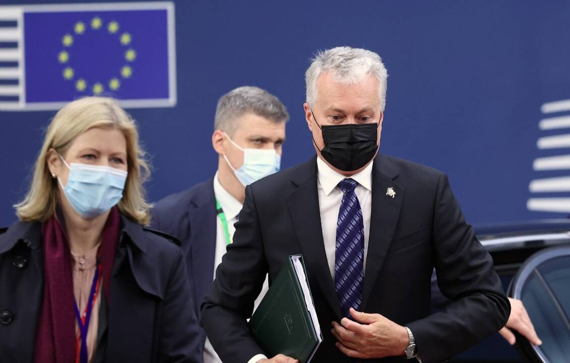 G. Nausėda dalyvauja Europos Vadovų Taryboje.