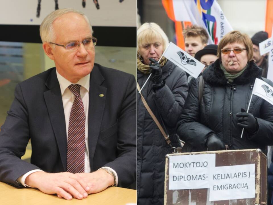 Ministras apie pedagogų reikalavimus: taškas dar nėra padėtas