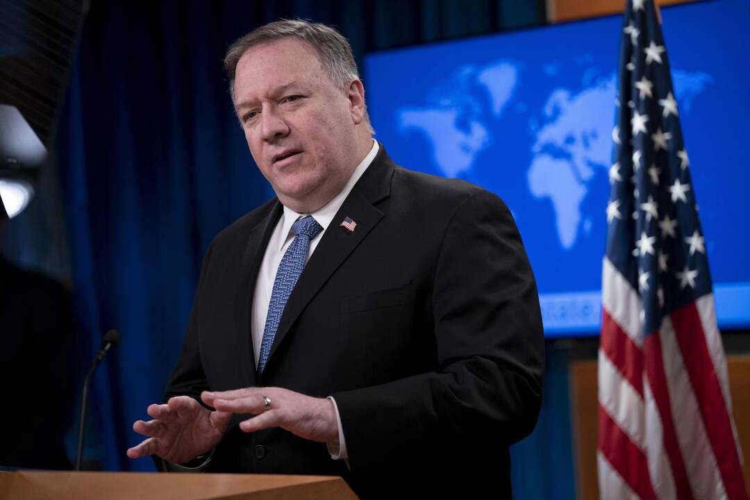 JAV valstybės sekretorius Mike’as Pompeo