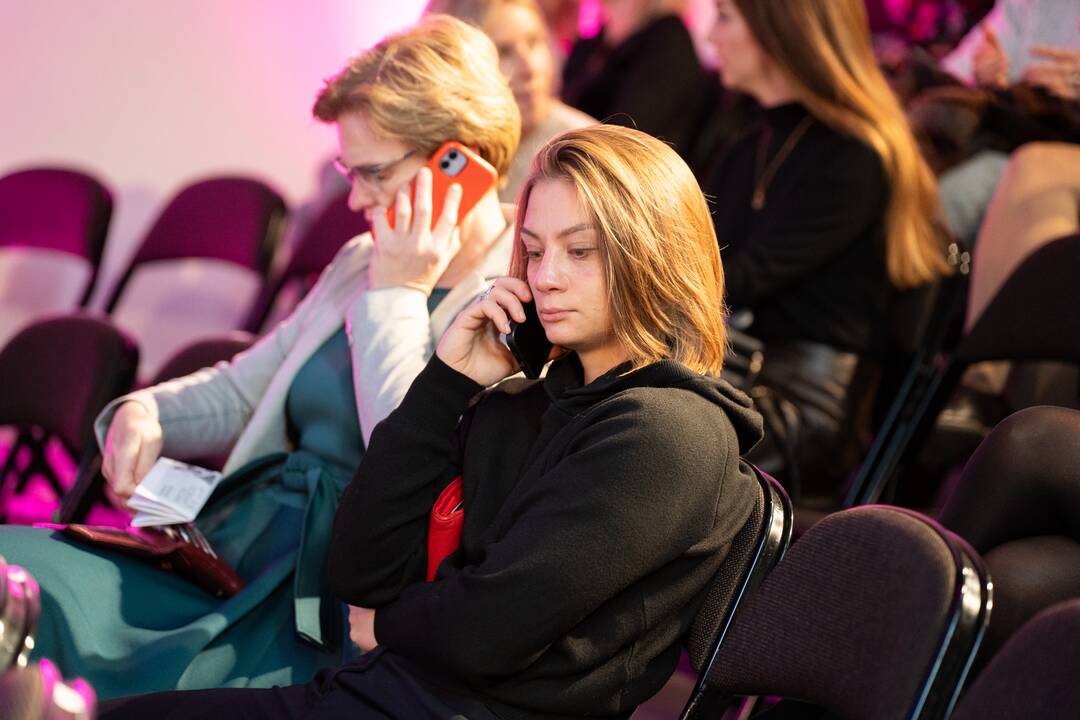 Aktualu: konferencijos metu diskutuota apie dirbtinio intelekto panaudojimą versle.