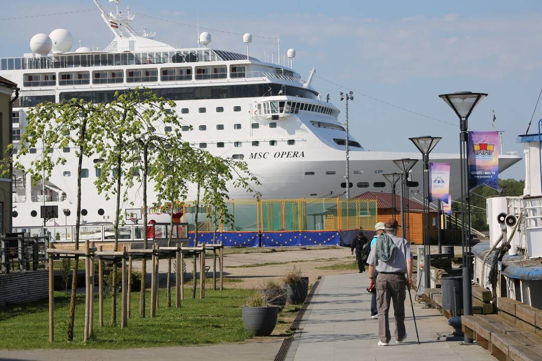 Pokyčiai: Klaipėda kruizinius laivus priima su entuziazmu.