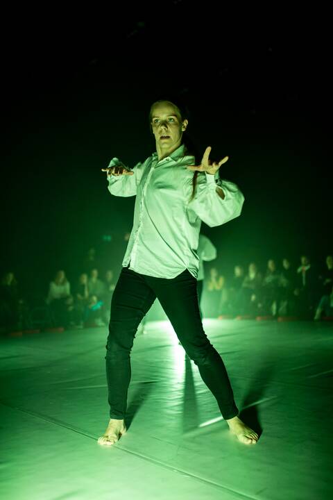 Choreografija: pasakojimo audinį kūrė visos trys šokėjos, atlikusios ir solo partijas.