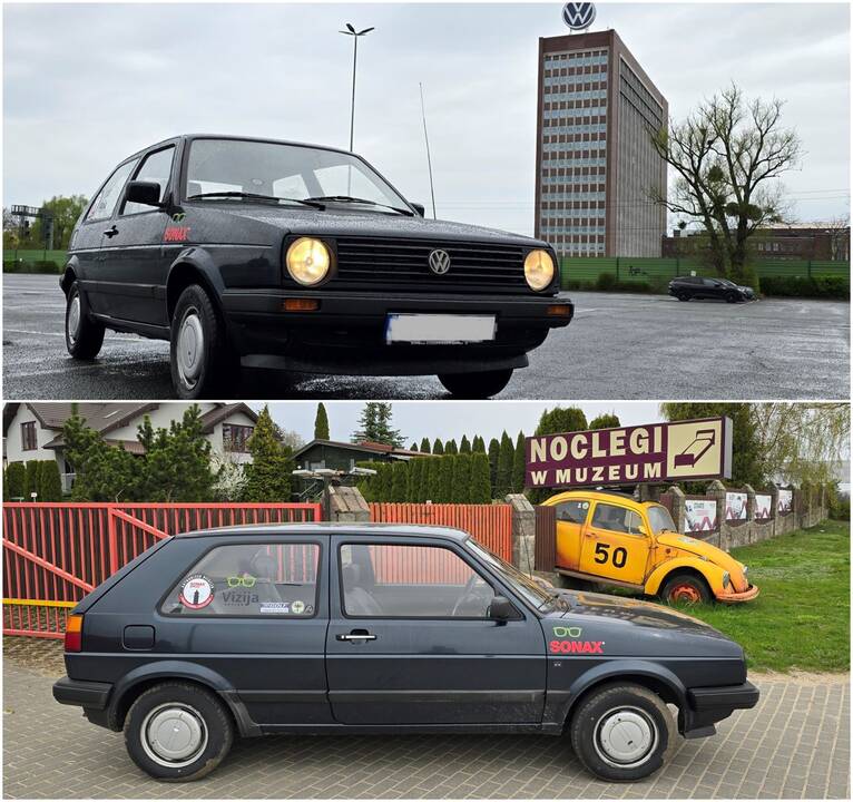 Kelionė: V. Milius su 1989-ųjų „Golf“ sėkmingai nuvažiavo į Vokietiją ir grįžo į Lietuvą.