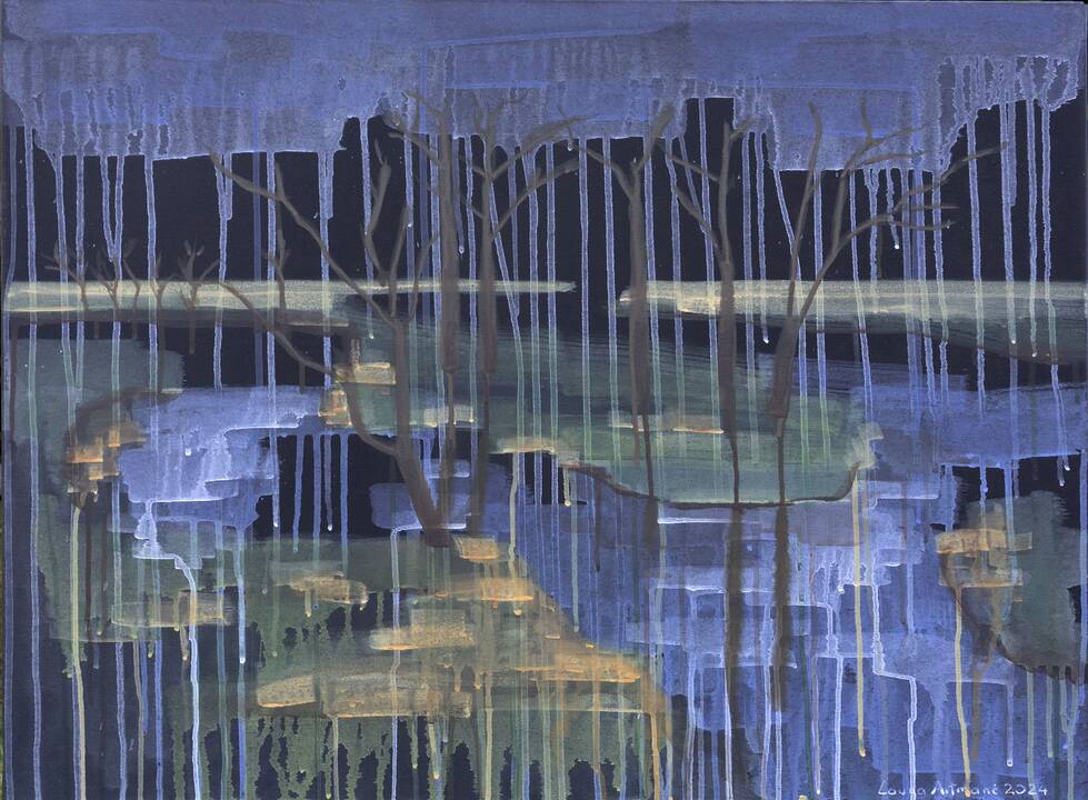 Liūtis. Akrilas, drobė. 50X70 cm.