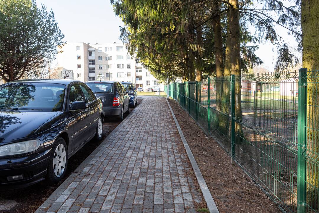 Vaizdas: taip dabar atrodo Kaštonų gatvė Giraitės kaime.