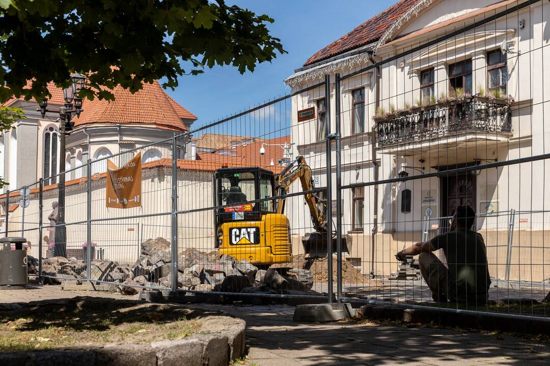 Terminai: Rotušės aikštės rekonstrukcija turėtų prasidėti rudenį.