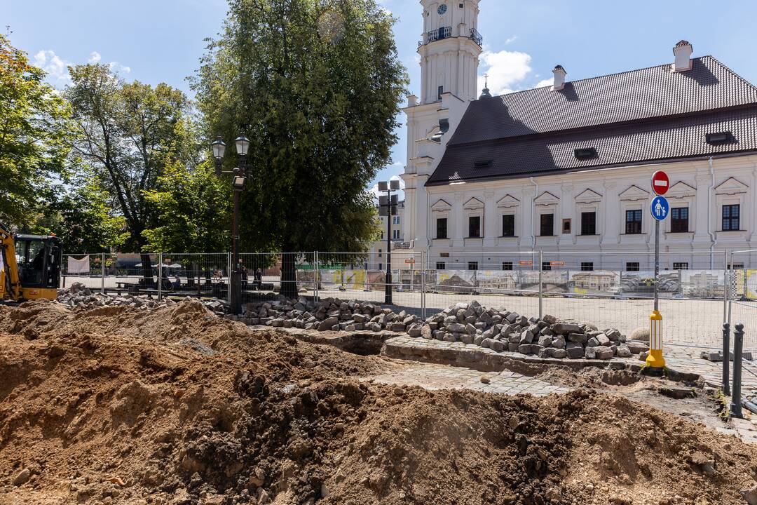 Terminai: Rotušės aikštės rekonstrukcija turėtų prasidėti rudenį.