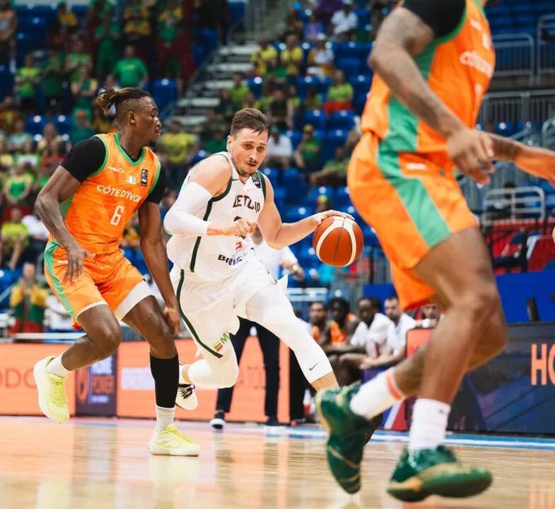 Nekalbus: D. Sabonis, per rungtynes su DKK ekipa pelnęs 22 taškus ir devynis kartus atkovojęs kamuolį, vengė komentarų apie savo sveikatą.