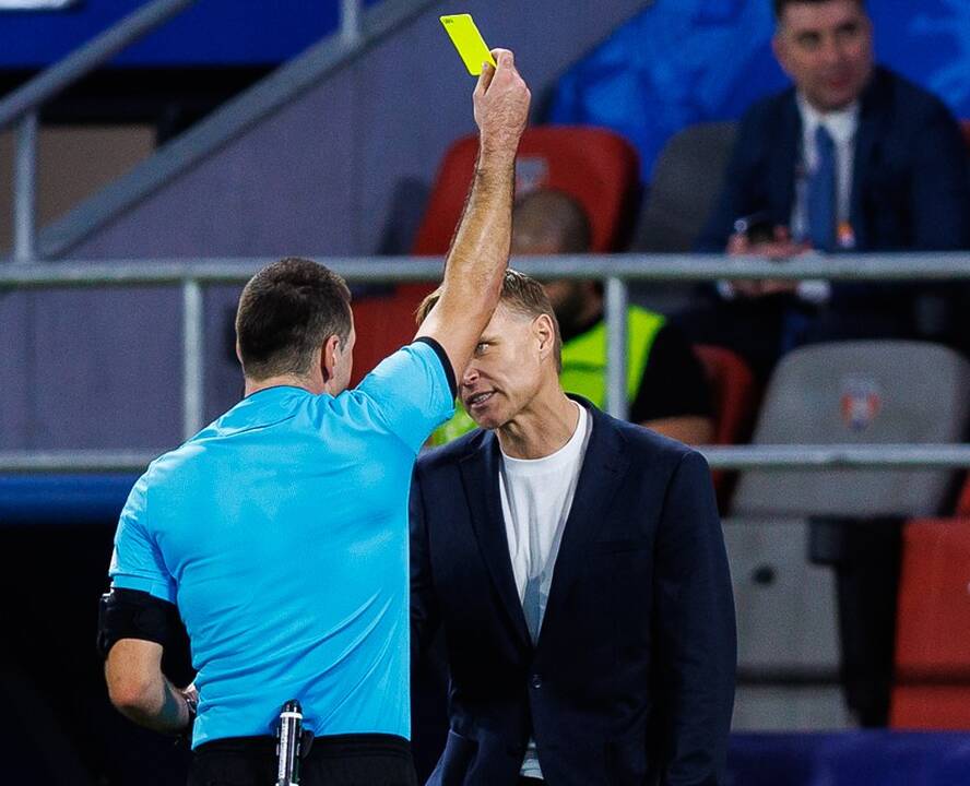 Nuomonė: pasak įvartį rumunams įmušusio A. Kučio (Nr. 11), Lietuvos rinktinė buvo verta daugiau nei rezultato 1:3.