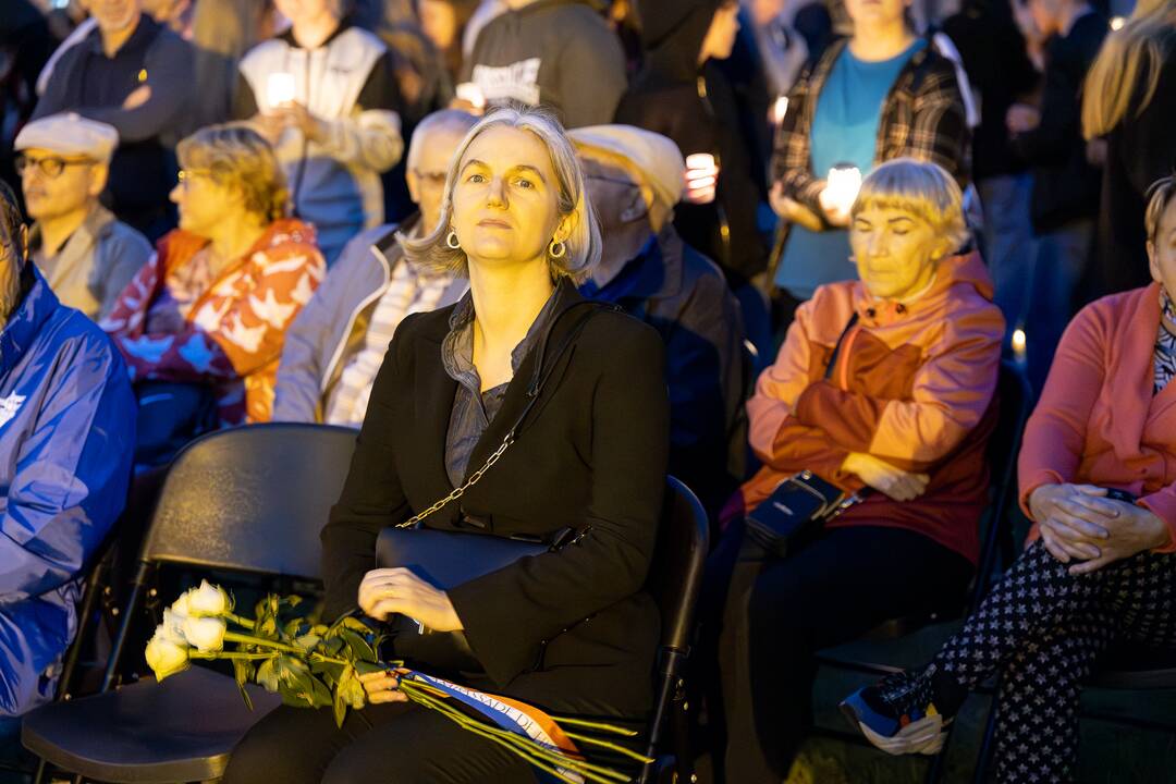 Tradicija: žydų genocido dienos minėjimas, kaip kasmet, vyko ir Kauno IX forte.