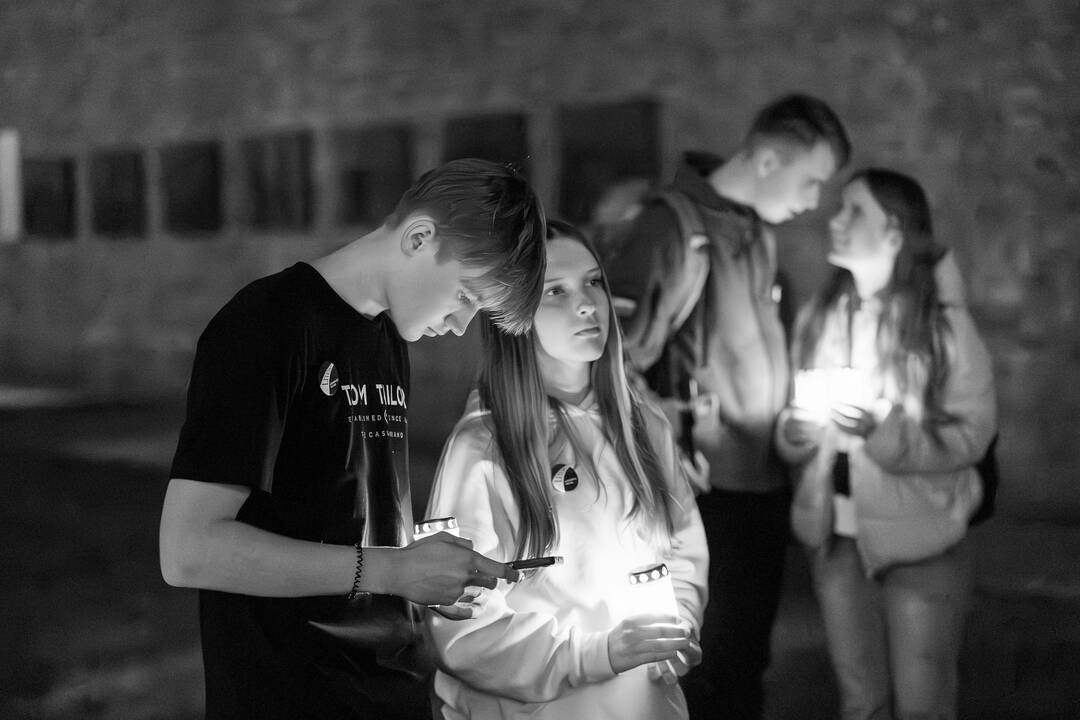 Tradicija: žydų genocido dienos minėjimas, kaip kasmet, vyko ir Kauno IX forte.