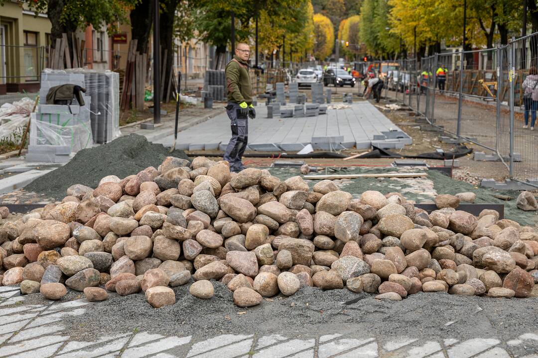 Vieta: istoriniai akmenys rasti netoli Soboro, tad čia ir bus eksponuojami.
