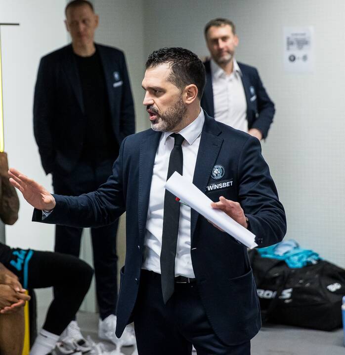 Talentas: „Žalgiriui“ priklausantis M. Rubštavičius (balta apranga) pasiekė karjeros rekordą Europos taurės turnyre.