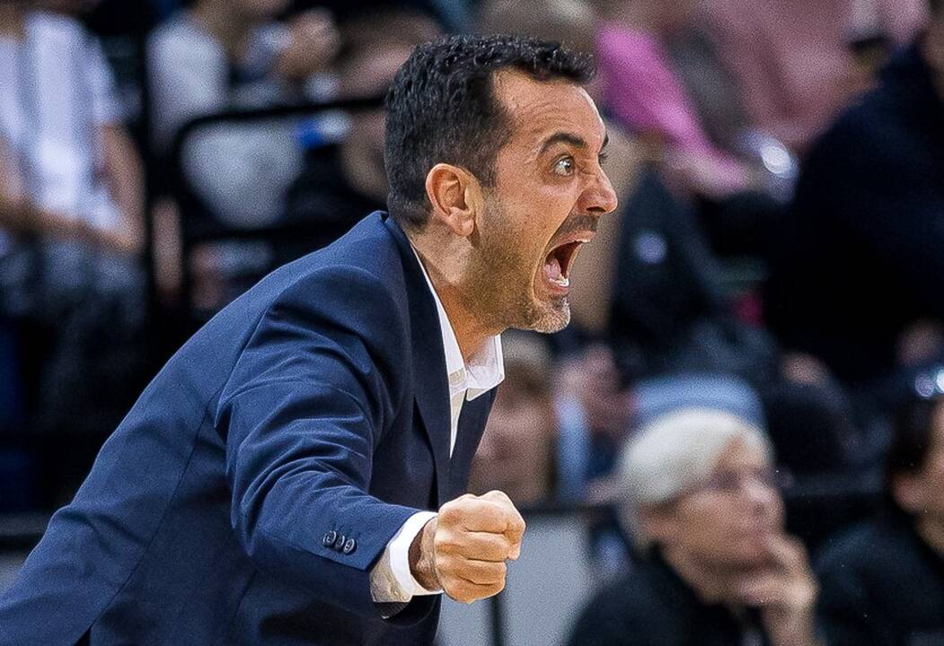 Statistika: žalgirietis L. Birutis per mačą su „7bet-Lietkabeliu“ aštuonis kartus atkovojo kamuolį.