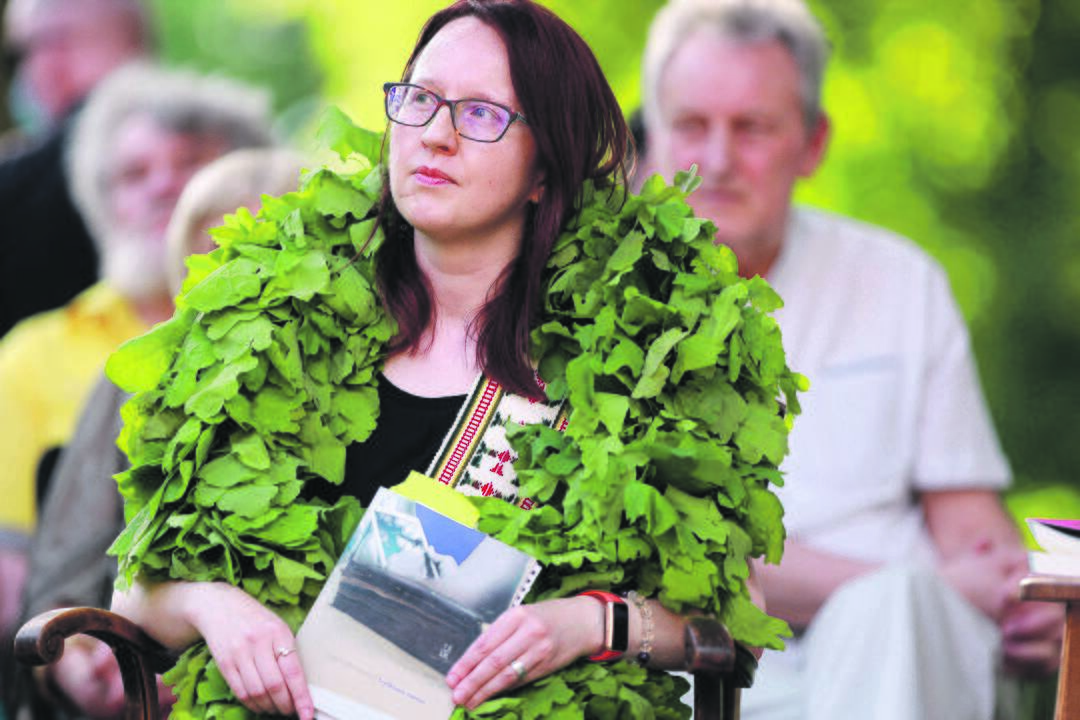 Įvertinimas: I. Rudžianskaitė Maironio premiją priėmė su dėkingumu ir ramia širdimi. „Jaučiuosi verta šio apdovanojimo“, – sako poetė.