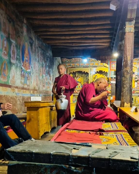Atvirai: „Visur, kur akys mato, vyravo mano mylimos spalvos – įvairių tonų ir pustonių ruda, pilka, balkšva“, – džiaugiasi po Ladaką keliavusi R. Karaškienė.