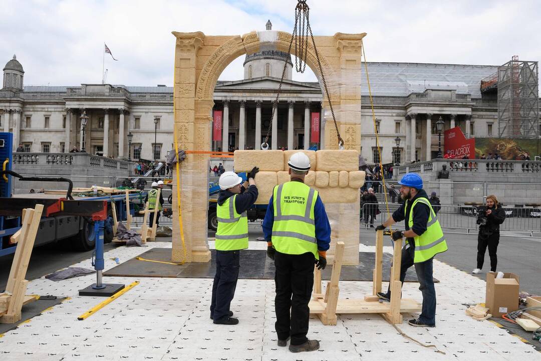 Londono Trafalgaro aikštėje bus atkurta Palmyros triumfo arka 