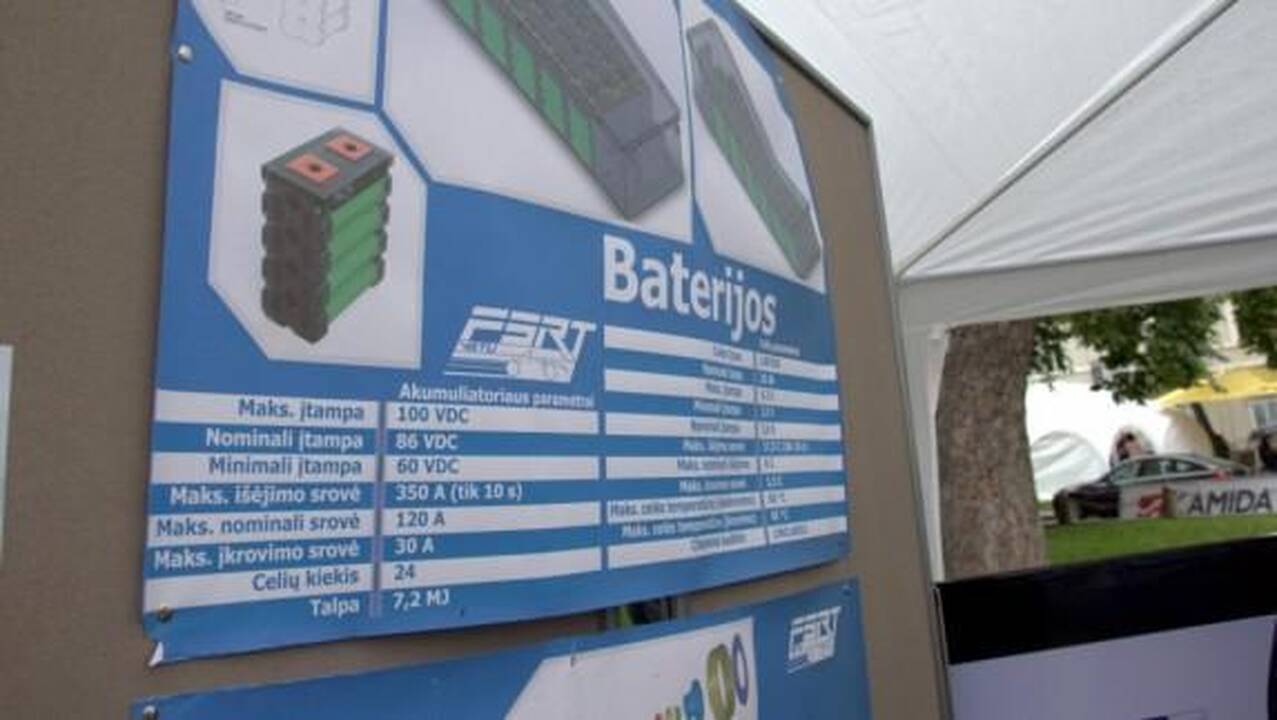 Bolidą kuriantys Lietuvos studentai keliauja po šalį