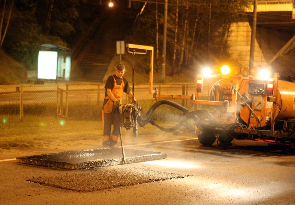 Vilniuje šiemet bus asfaltuota beveik 40 kilometrų gatvių