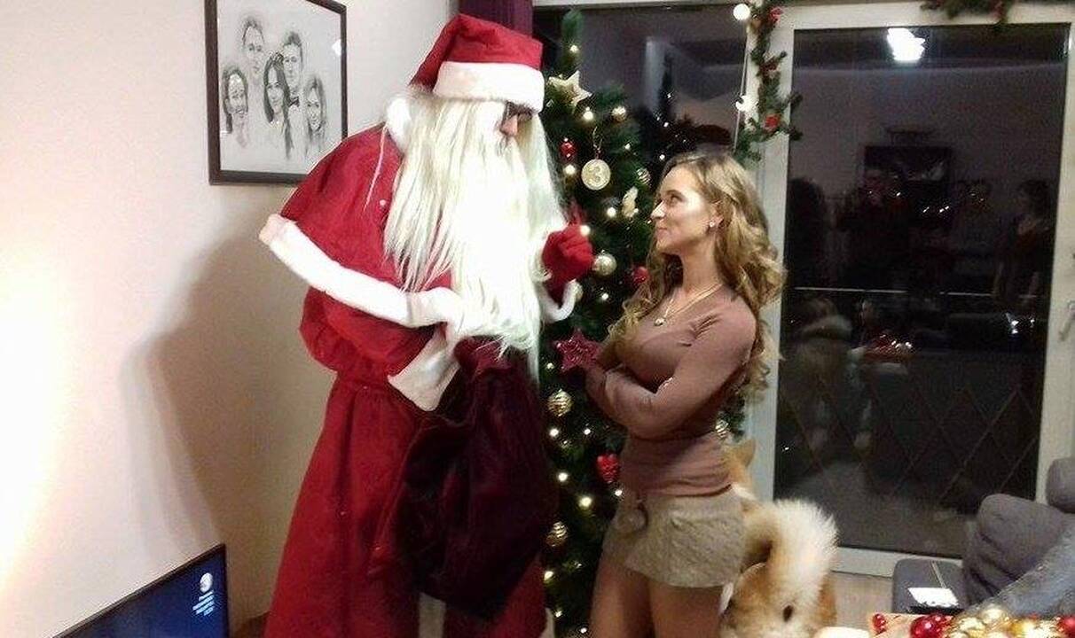M. Šalčiūtė Kalėdų senelio paprašė atnešti vaikiną