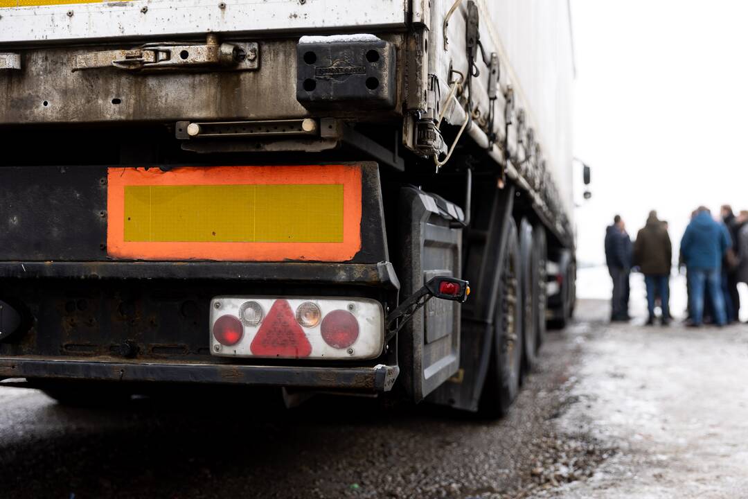 Vilniuje pavogtas vilkikas: nuostolis – 25 tūkst. eurų