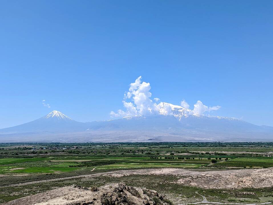Aukštai: 572 Jerevano kaskadų laiptelius Julija įveikė ne sykį ir įvairiu paros metu. Vertėjo – iš čia atsiveria puiki miesto panorama.