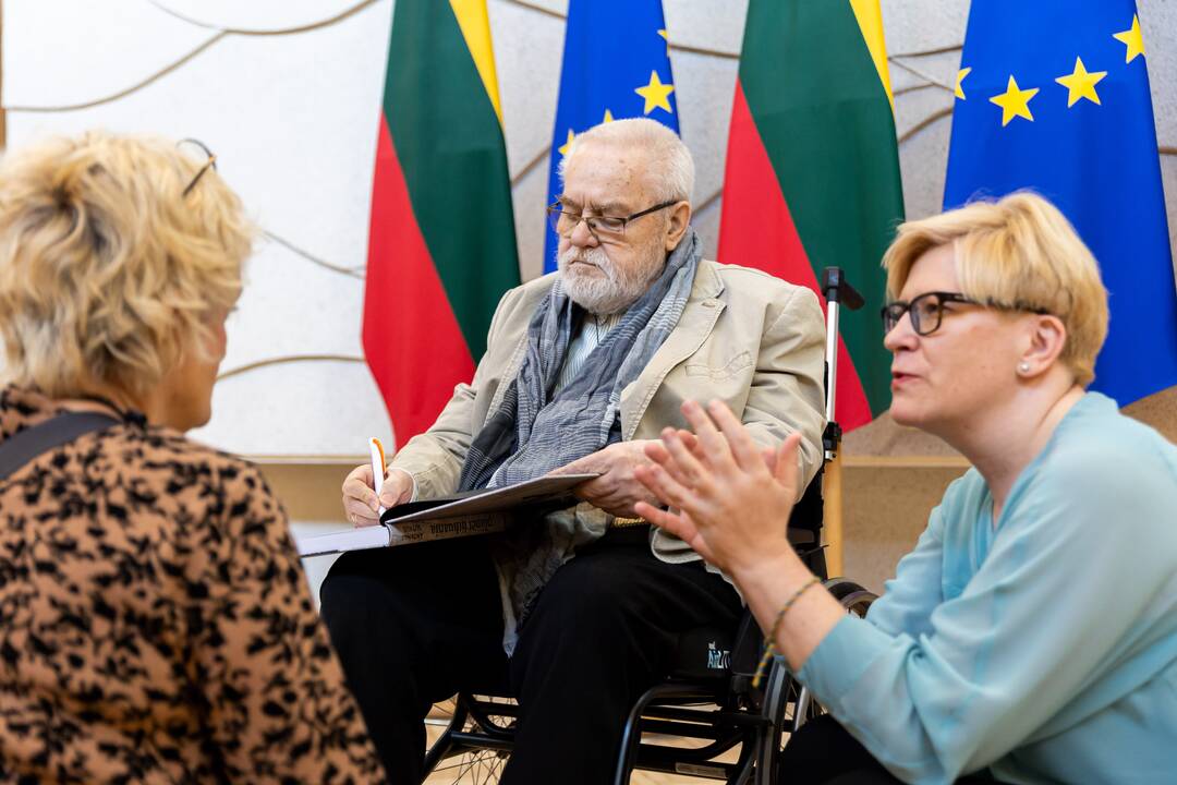 Antanas Sutkus ir Ingrida Šimonytė