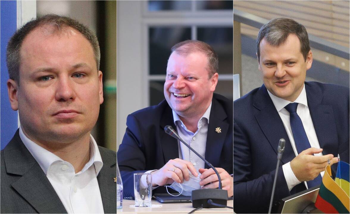 G. Surplys, S. Skvernelis ir G. Paluckas