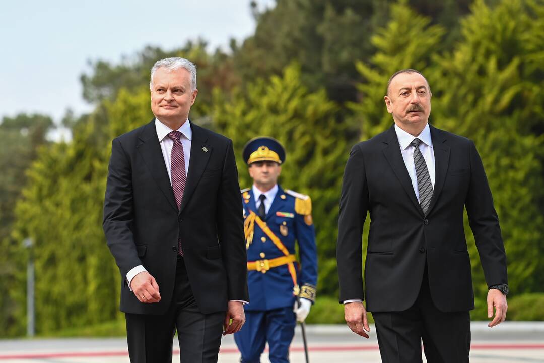 G. Nausėda ir I. Alijevas