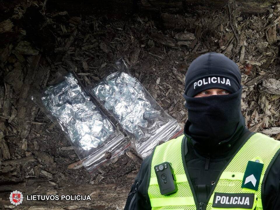 Vilniuje sulaikytas vyras su narkotikais