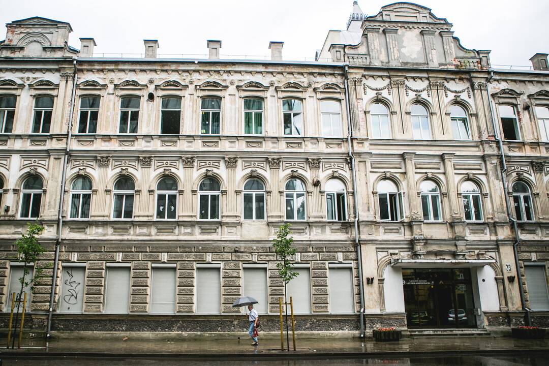 Kauną užklupo stiprus lietus