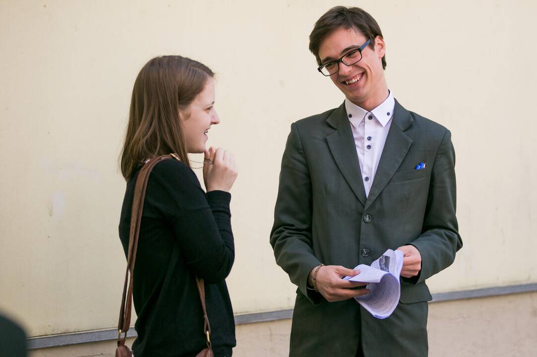 Abiturientai laikė istorijos egzaminą