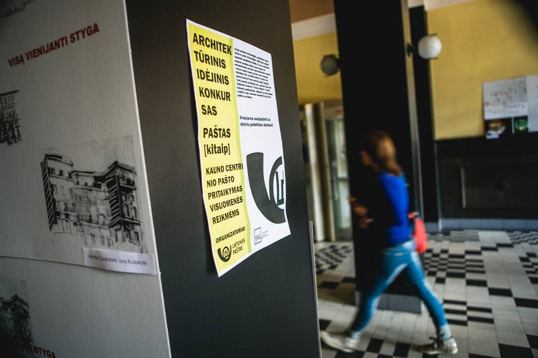 Kauno centriniam paštui – architektų idėjos