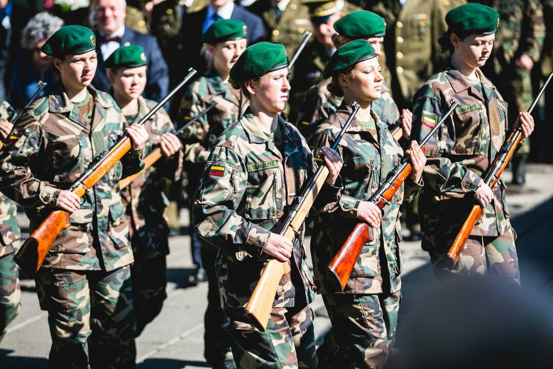 Lietuvos šauliai švenčia 95-erių metų įkūrimo jubiliejų