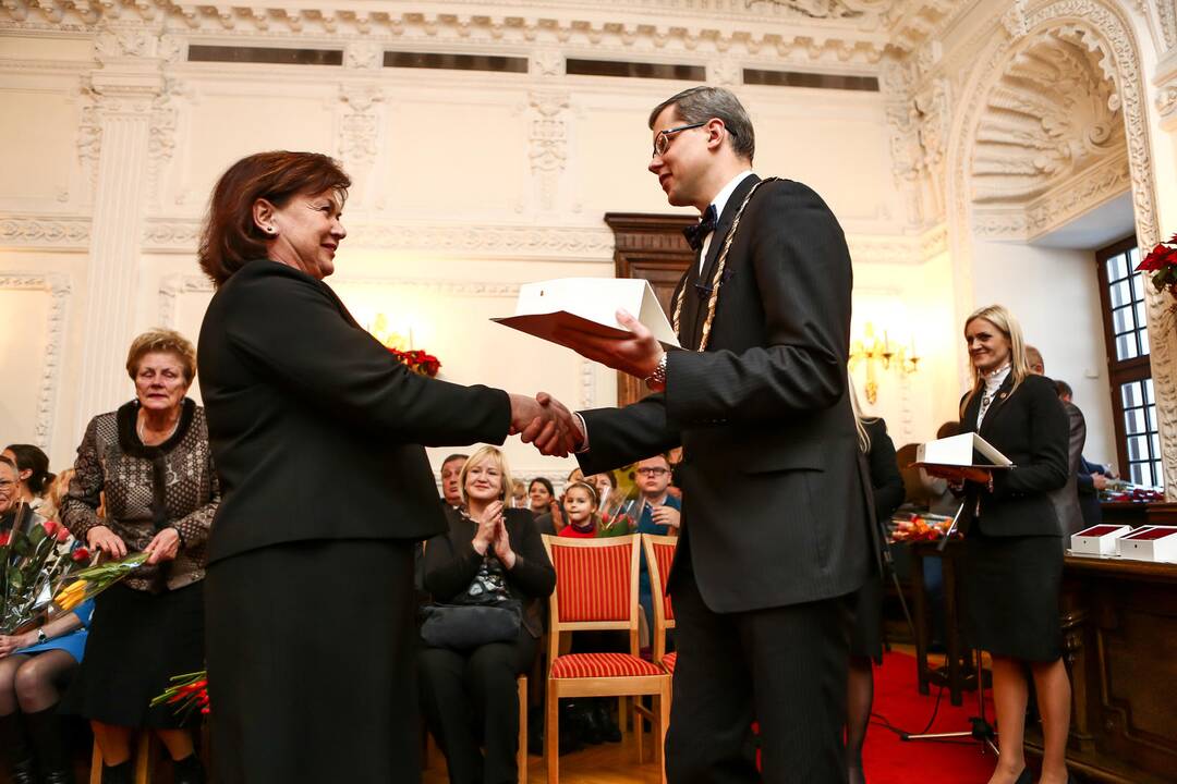 Kauno rotušėje išdalyti Gerumo kristalai