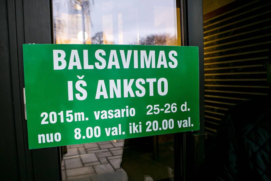 Išankstinis balsavimas Kaune